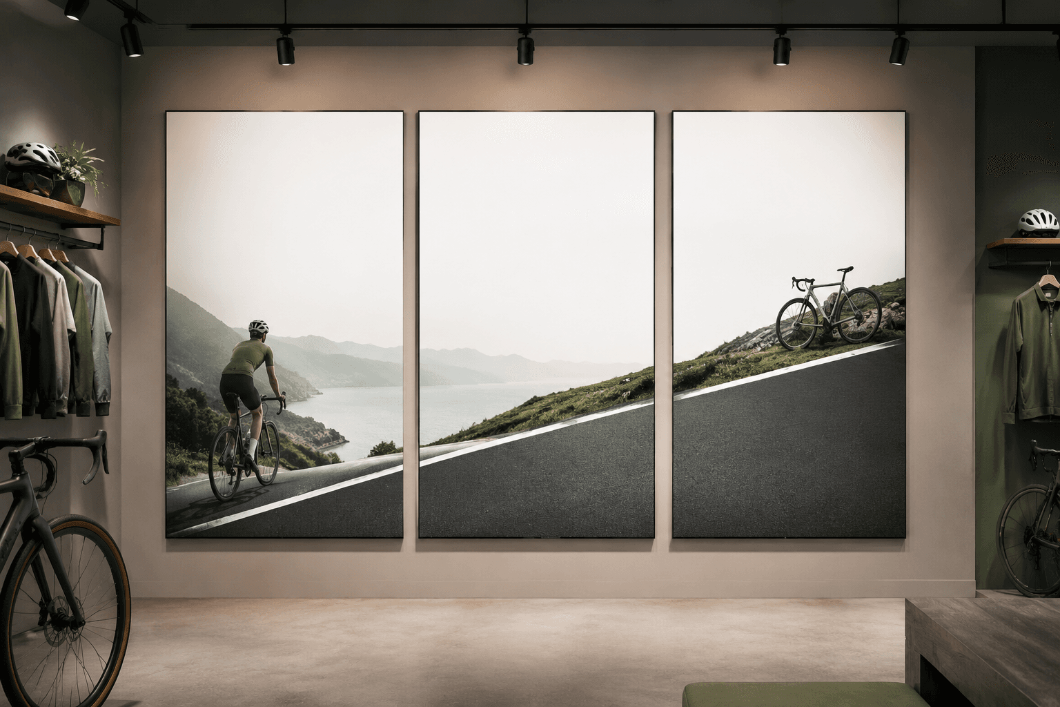 Weekend Ride Wall concept board